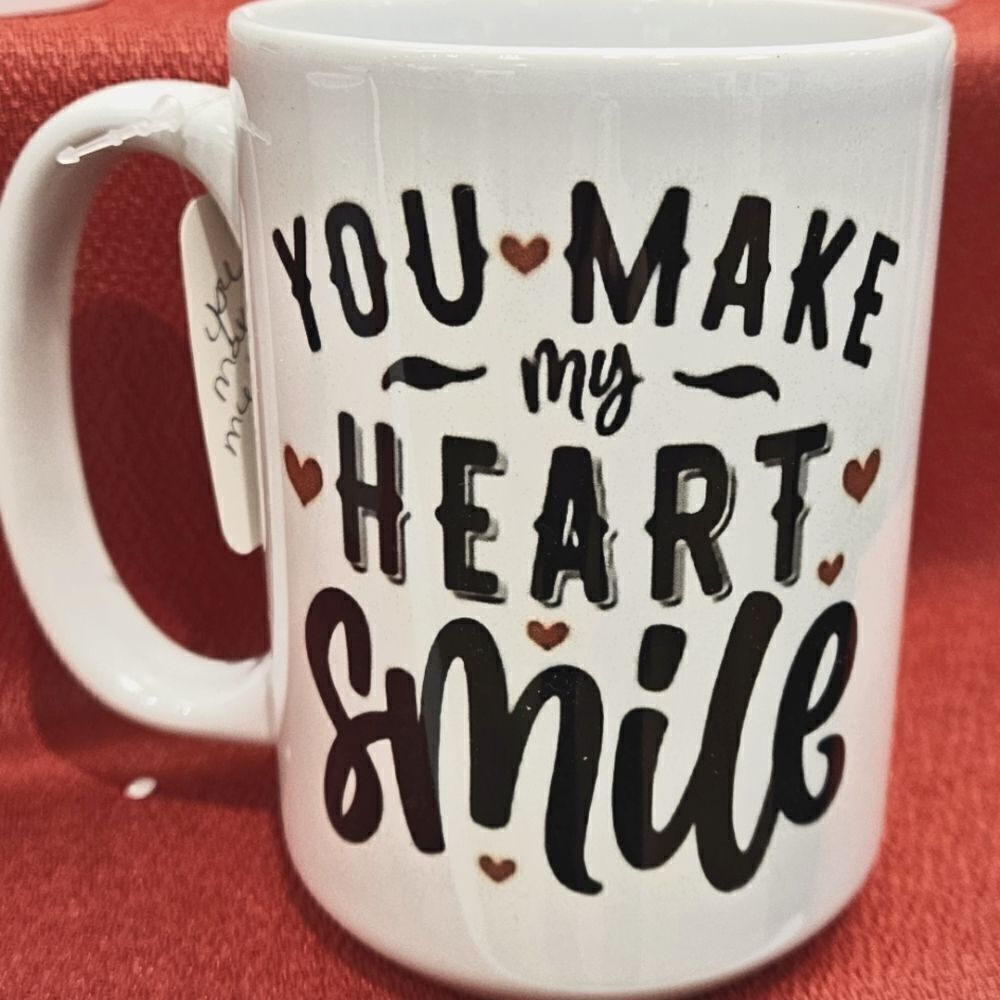 You Make My Heart Smile coffee mug